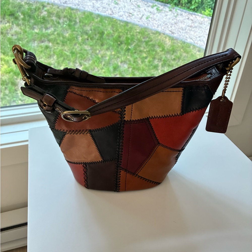 Coach Limited Edition Mini Bleeker Patchwork  Bag